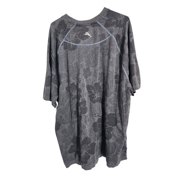 Tommy Bahama Gray Short Sleeve Top Womens Size XXL - Picture 2 of 3